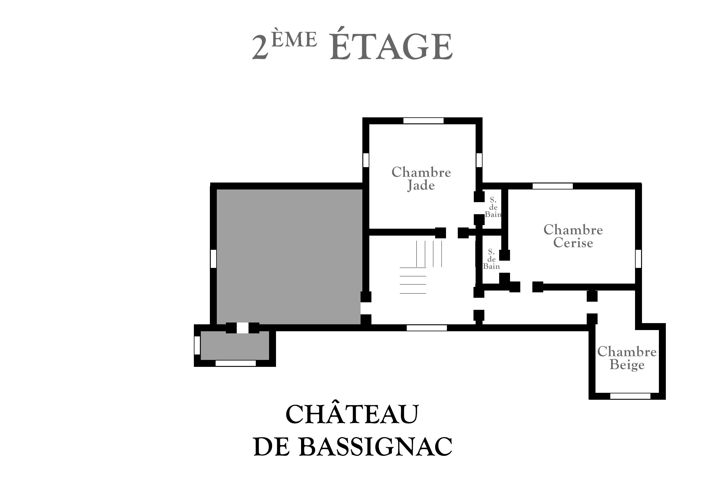 Plan du deuxième étage